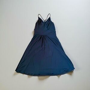 Calvin Klein Black Strappy Midi Dress